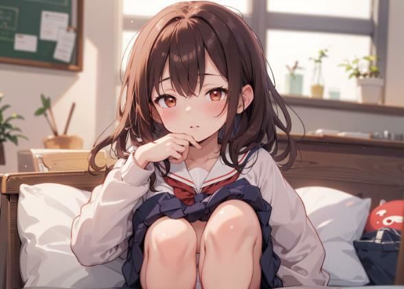 クラスで一番人気の超絶美女JKがエロすぎる 画像8
