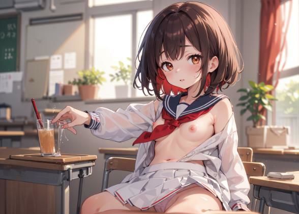 クラスで一番人気の超絶美女JKがエロすぎる 画像10