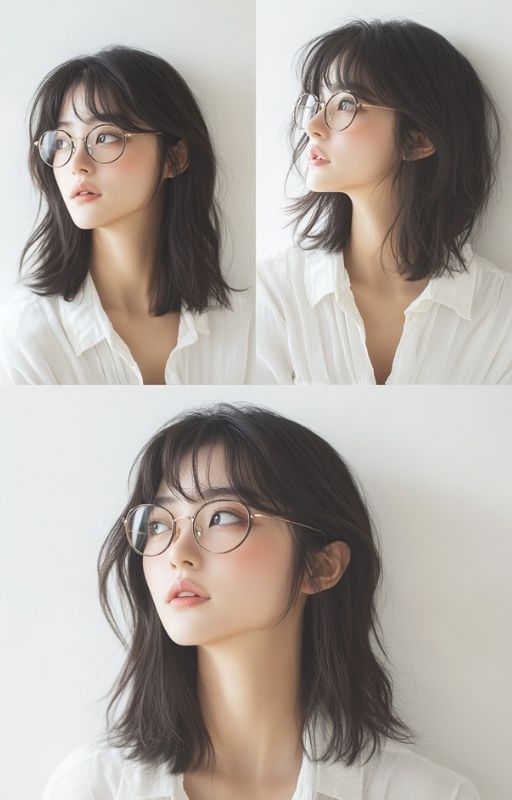 眼鏡美女 画像4