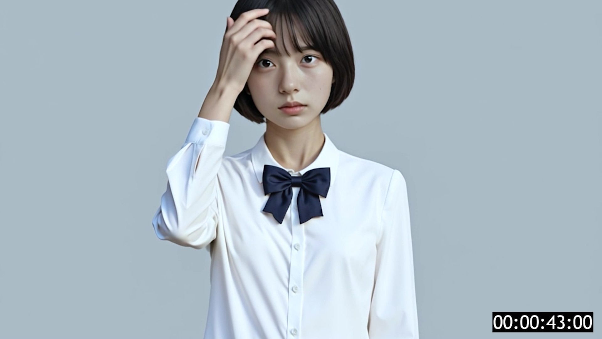 サンプル画像2:オーディション記録映像_No.1005(Blue Frames) [d_661004]