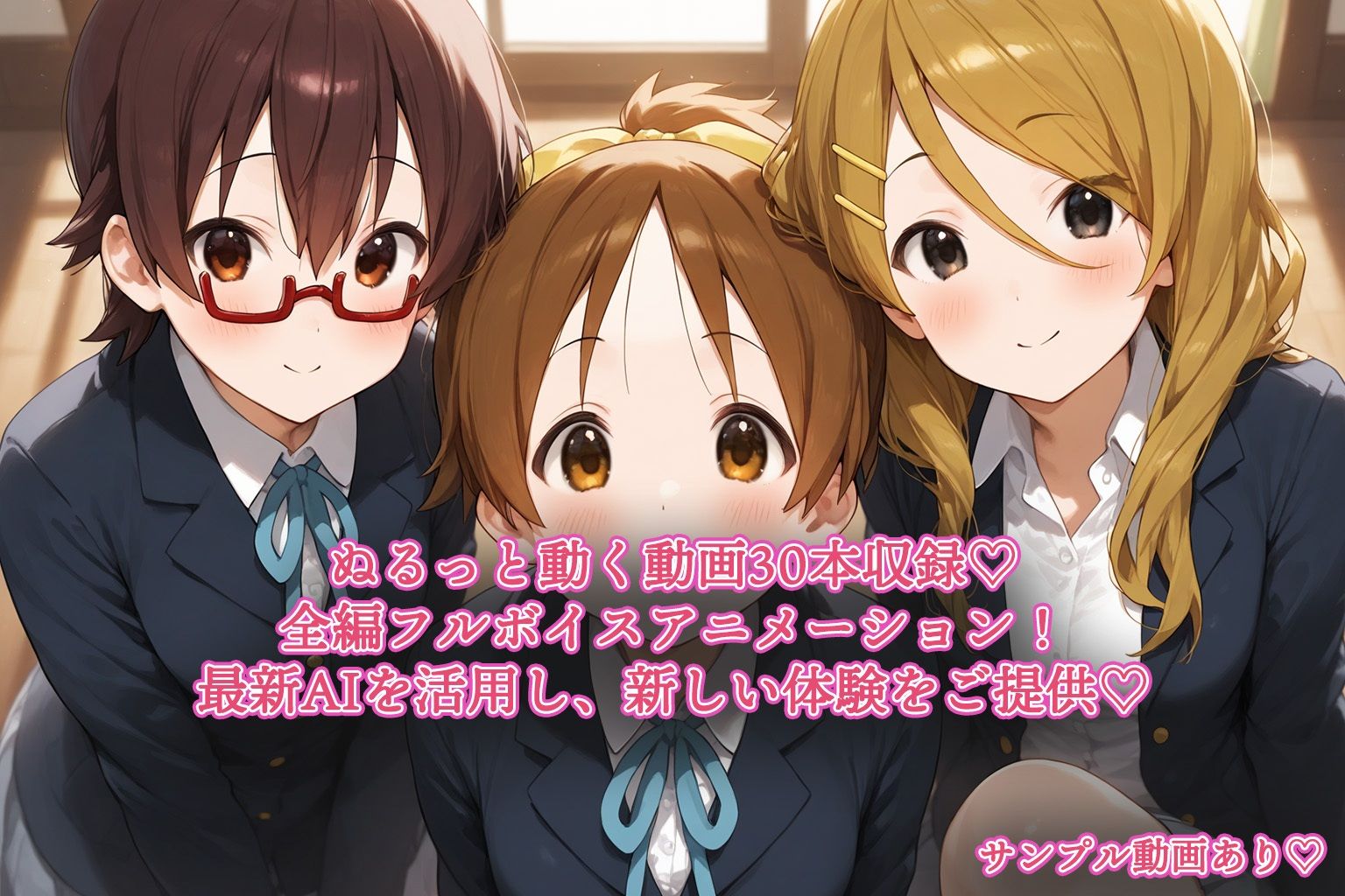 サンプル画像1:ぬれおんッ！-夜のスタジオセッションその2-(遊郭亭濡男) [d_661023]