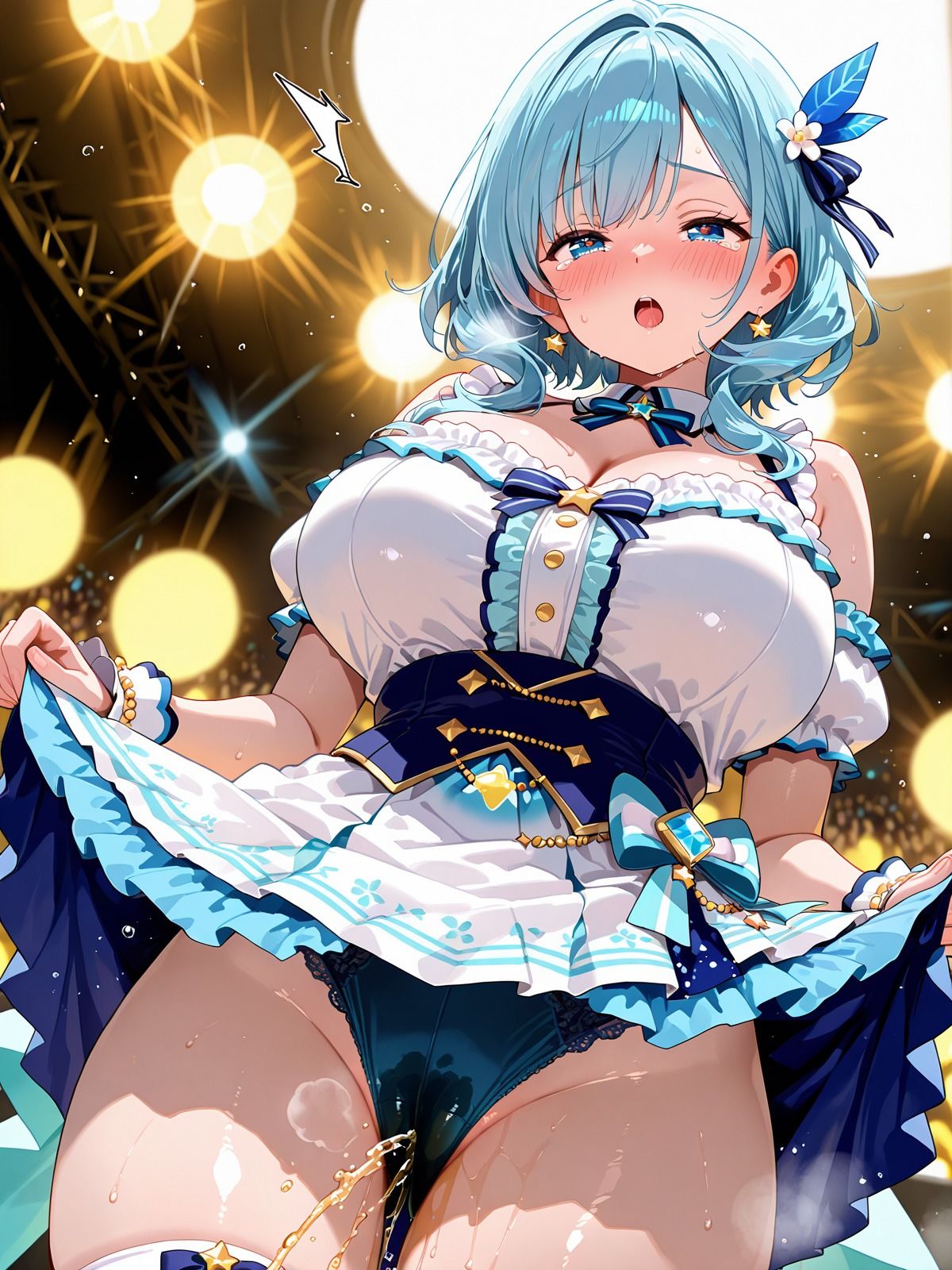 サンプル画像2:お漏らしアイドルデビュー(鮫蛇) [d_661054]