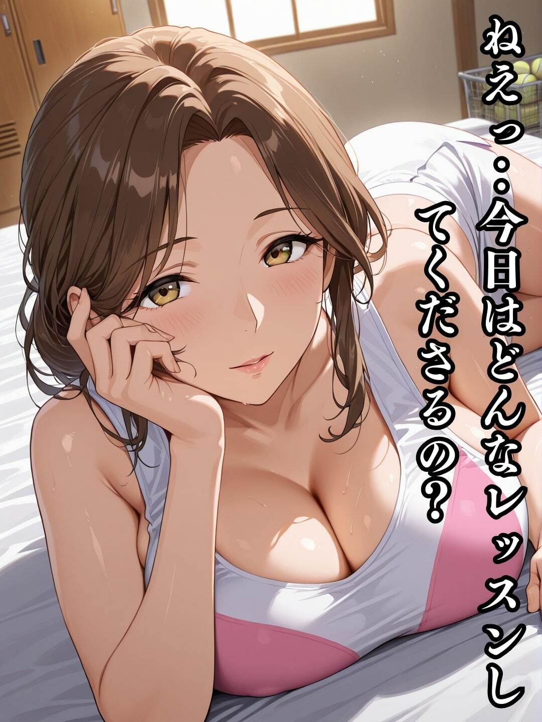 テニス教室でエロ人妻セックス調教1