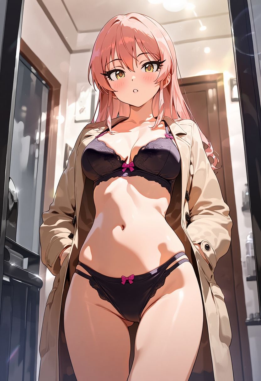 サンプル画像1:【デ〇マス】アイドルたちのエッチな下着シリーズ（376枚）【おっぱい解禁版】(日曜日のままま AIイラスト個人製作) [d_661128]