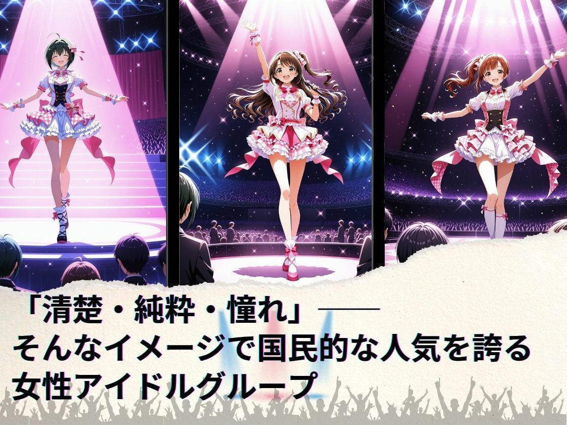 サンプル画像1:トップアイドルの裏帳簿 〜華やかさの裏に眠る営業記録〜 Cute 中編(ほぼ全年齢じゃないです) [d_661221]