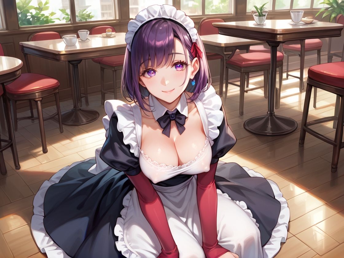 はだけるメイド 画像2