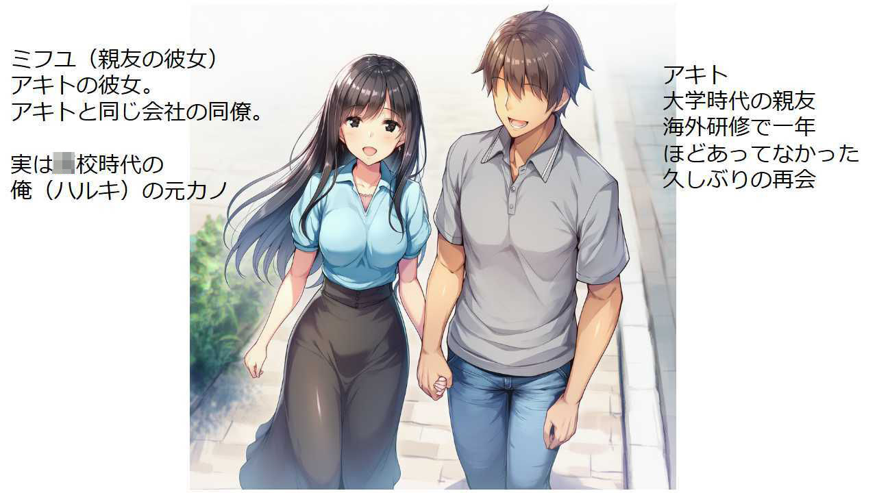 サンプル画像2:元カノ・スワッピング（前編）〜親友の彼女とエッチをしてたらその裏では〜(れもんさわー77) [d_661393]