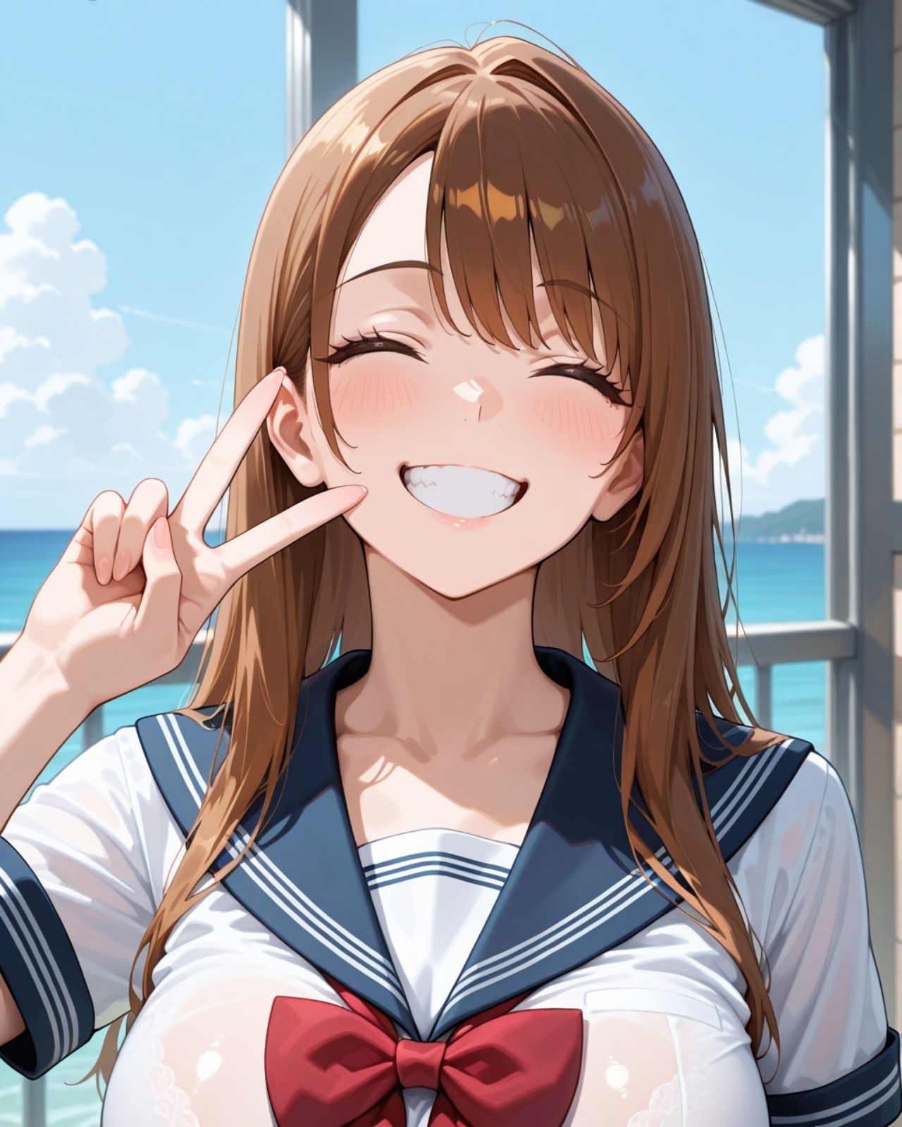 サンプル画像3:放課後×コスプレ  汗だく生ハメSEX(マンゴープリン) [d_661430]