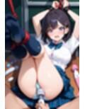拘束されたまま何度もイカされ中出しセックスされる女子校生