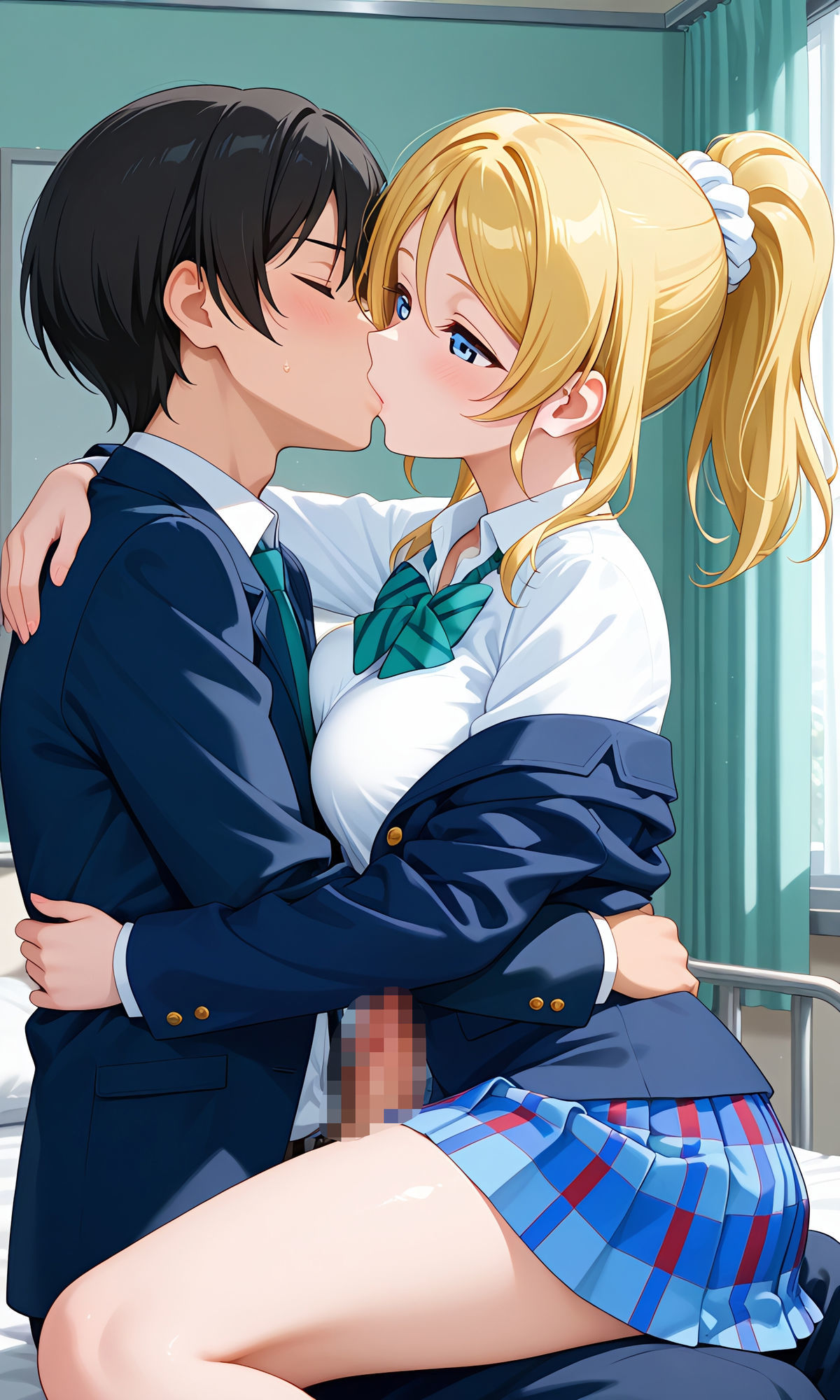 サンプル画像1:保健室の◯瀬◯里(ふるやのCG) [d_661752]