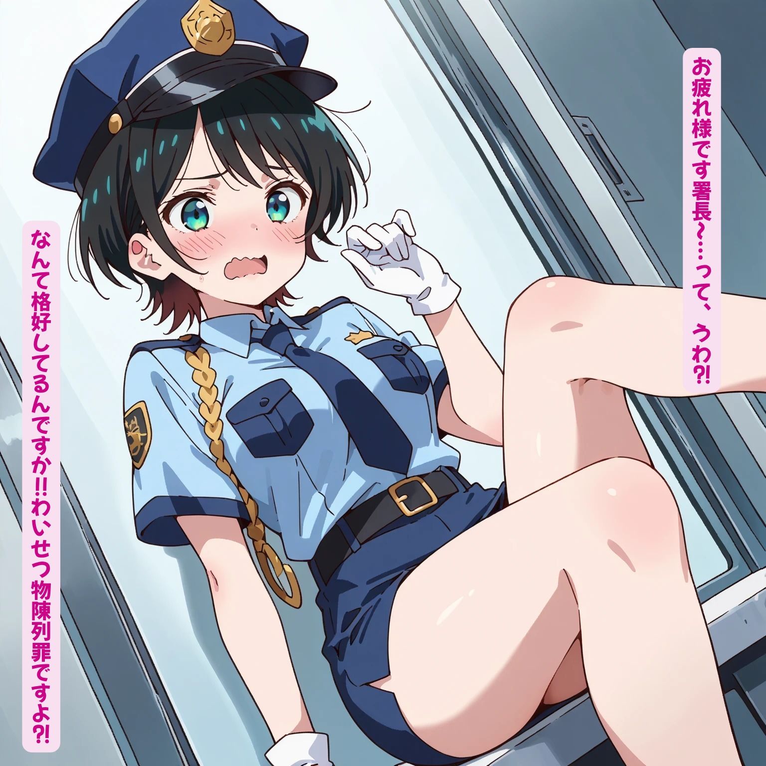 サンプル画像3:レンカノ更〇瑠夏、職業体験がんばりますっ！！(えちち工房) [d_661777]