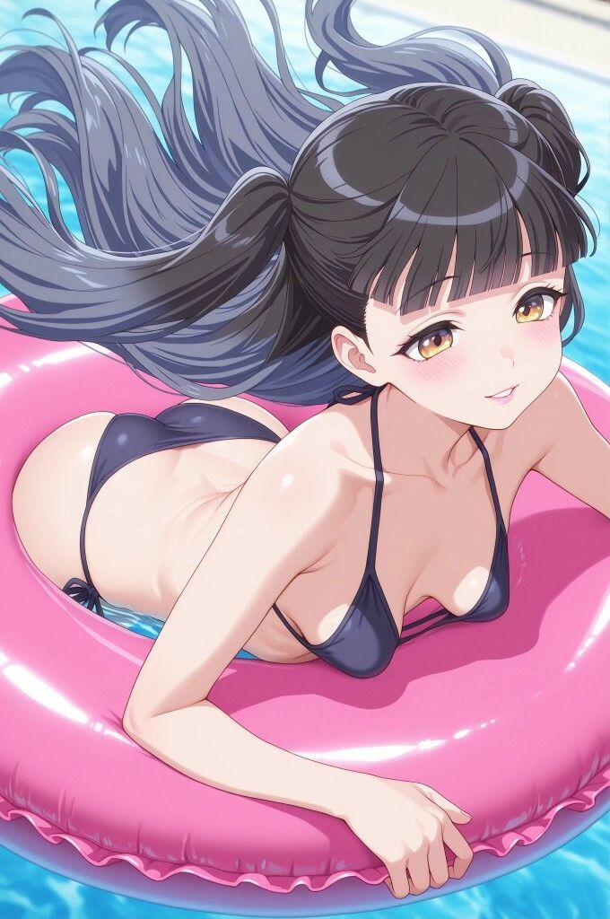 サンプル画像3:前橋風味  プールでエッチ(ぬこの営み) [d_661816]