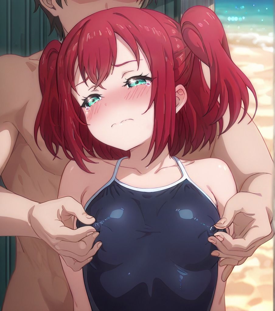 ラブラ〇ブ 黒沢ルビ〇 スク水エッチCG集 画像10