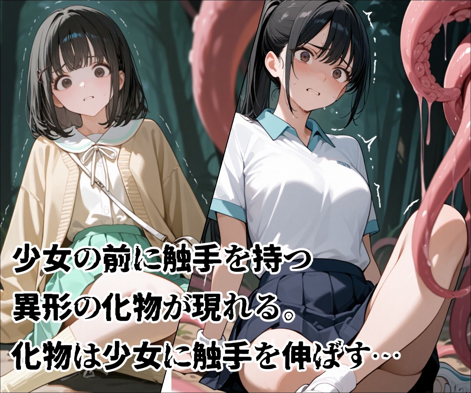 サンプル画像2:肉壁ノ檻 異形に捕らわれた女の子たちは丸呑みの末、終わらない快楽地獄に堕ちる…(えすおー) [d_661834]