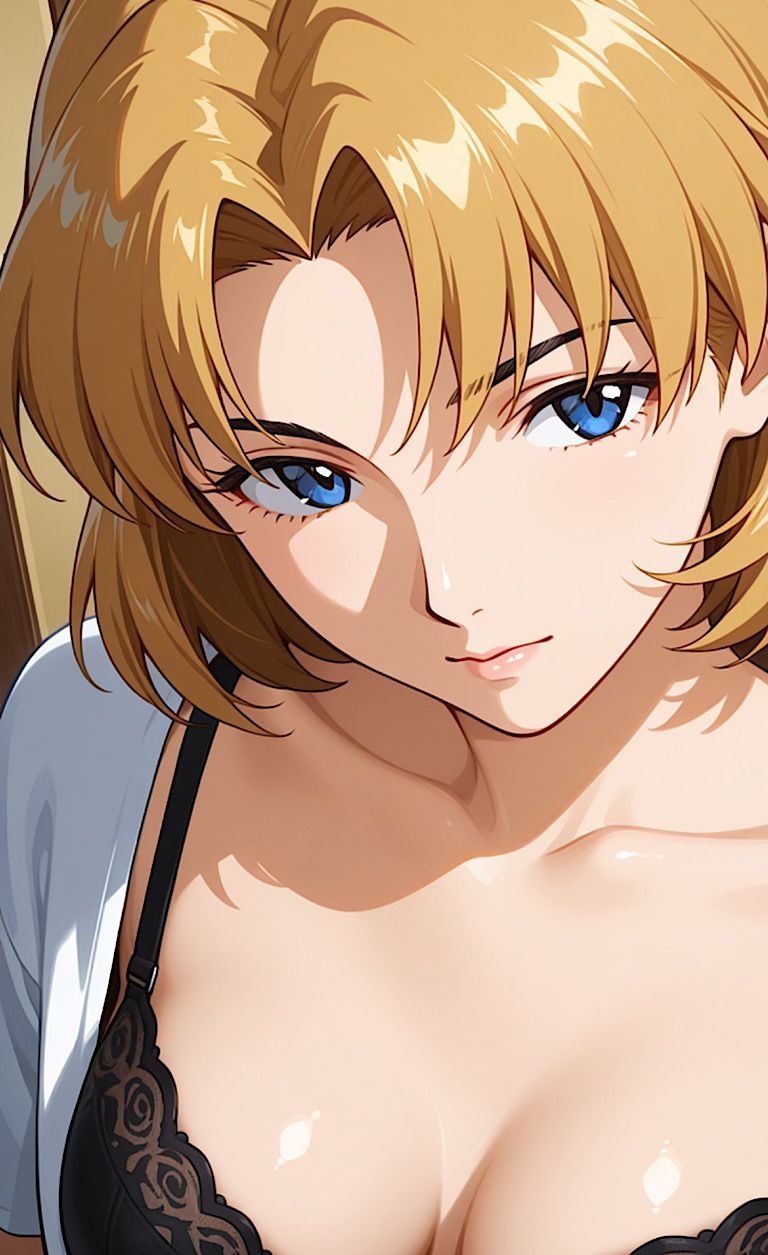 サンプル画像1:【女博士】黒下着以外ありえないわ！(紺のソックス) [d_661836]