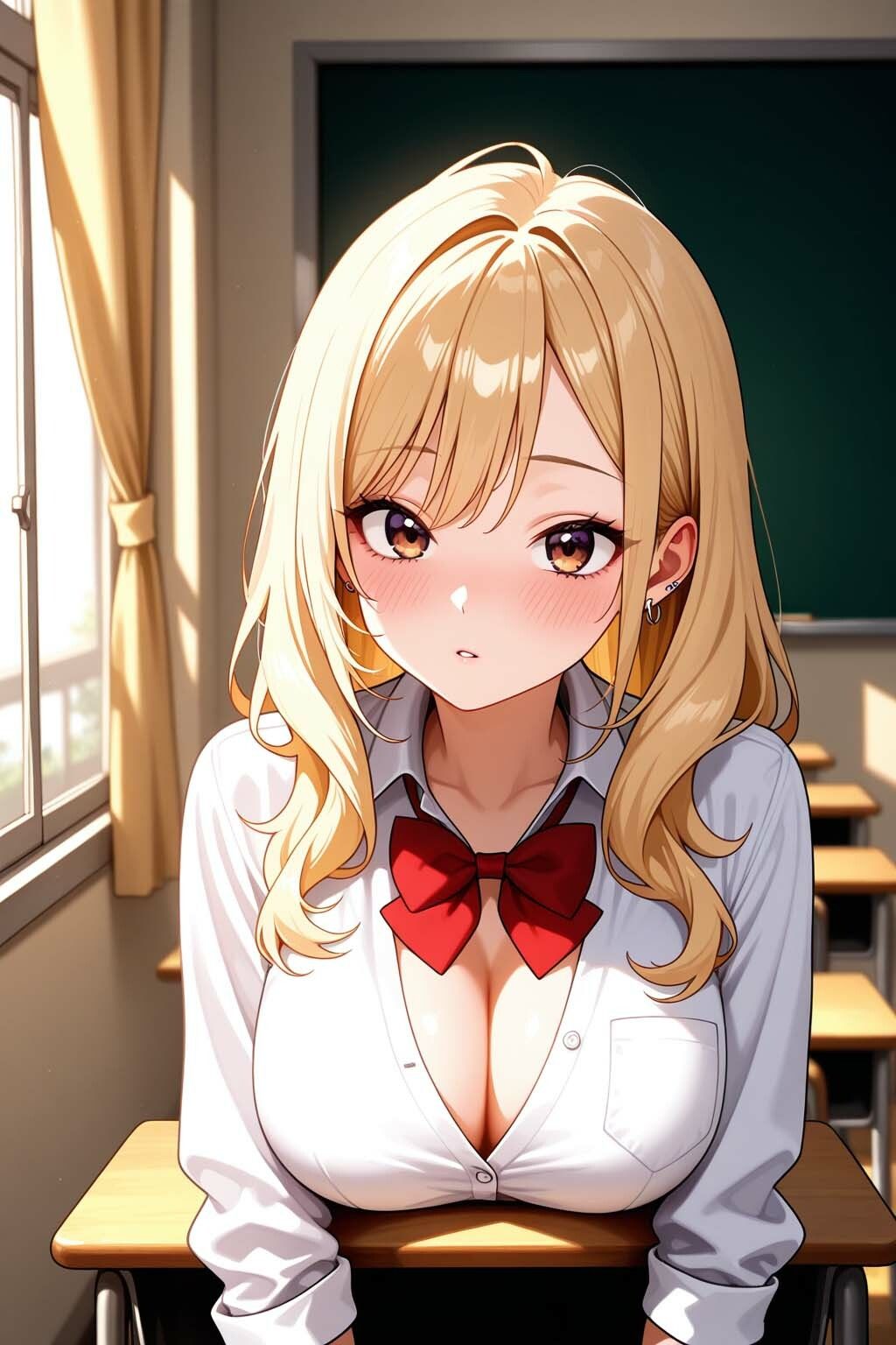 金髪ギャルの彼女 画像1