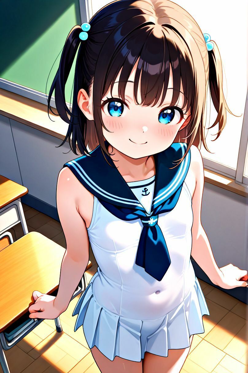 サンプル画像1:『放課後、制服の奥に隠したもの。』 ──すこし幼さの残る顔と、大人びた仕草。(月夜にだけ許されること) [d_661907]