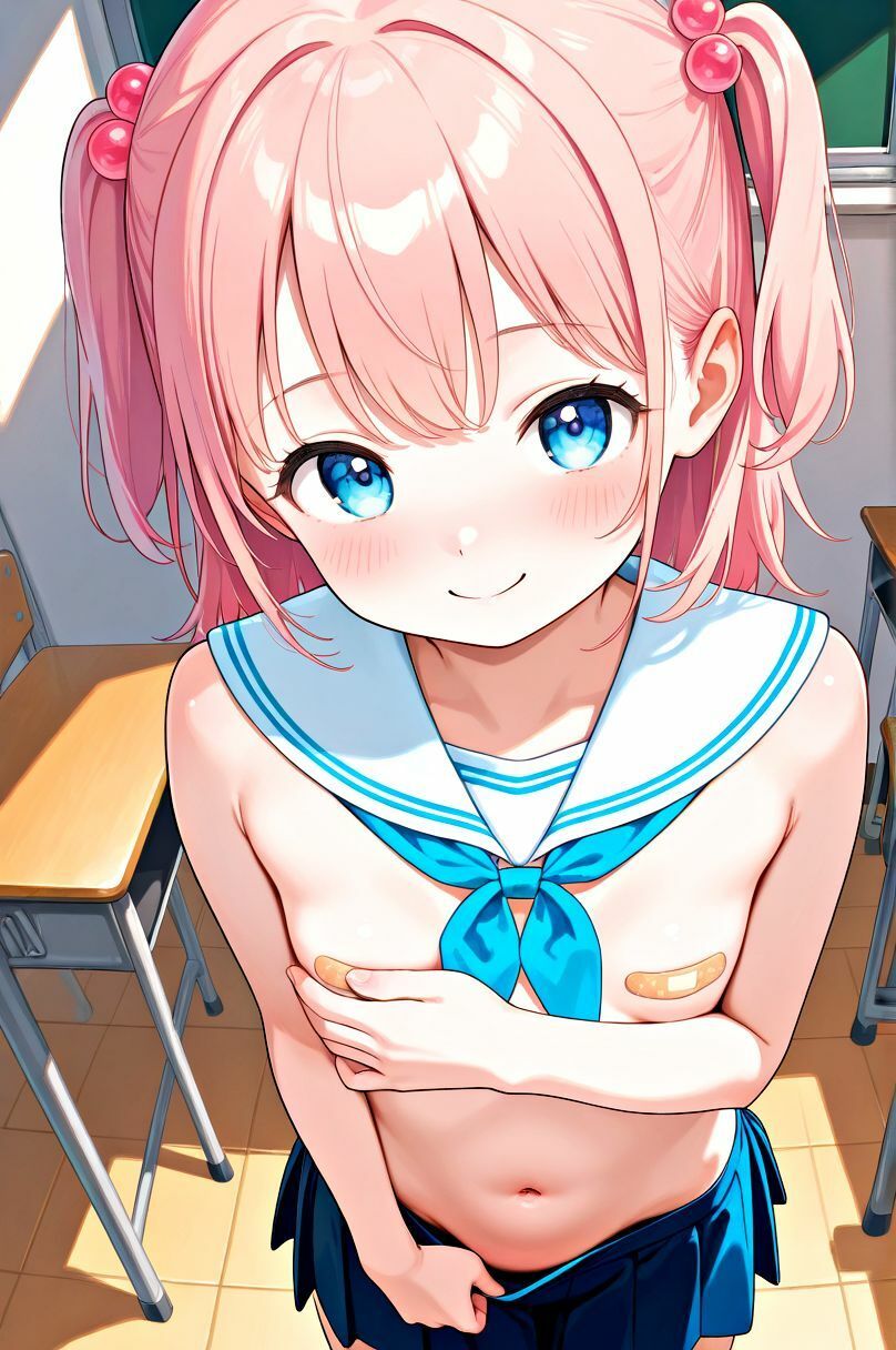 サンプル画像2:『放課後、制服の奥に隠したもの。』 ──すこし幼さの残る顔と、大人びた仕草。(月夜にだけ許されること) [d_661907]