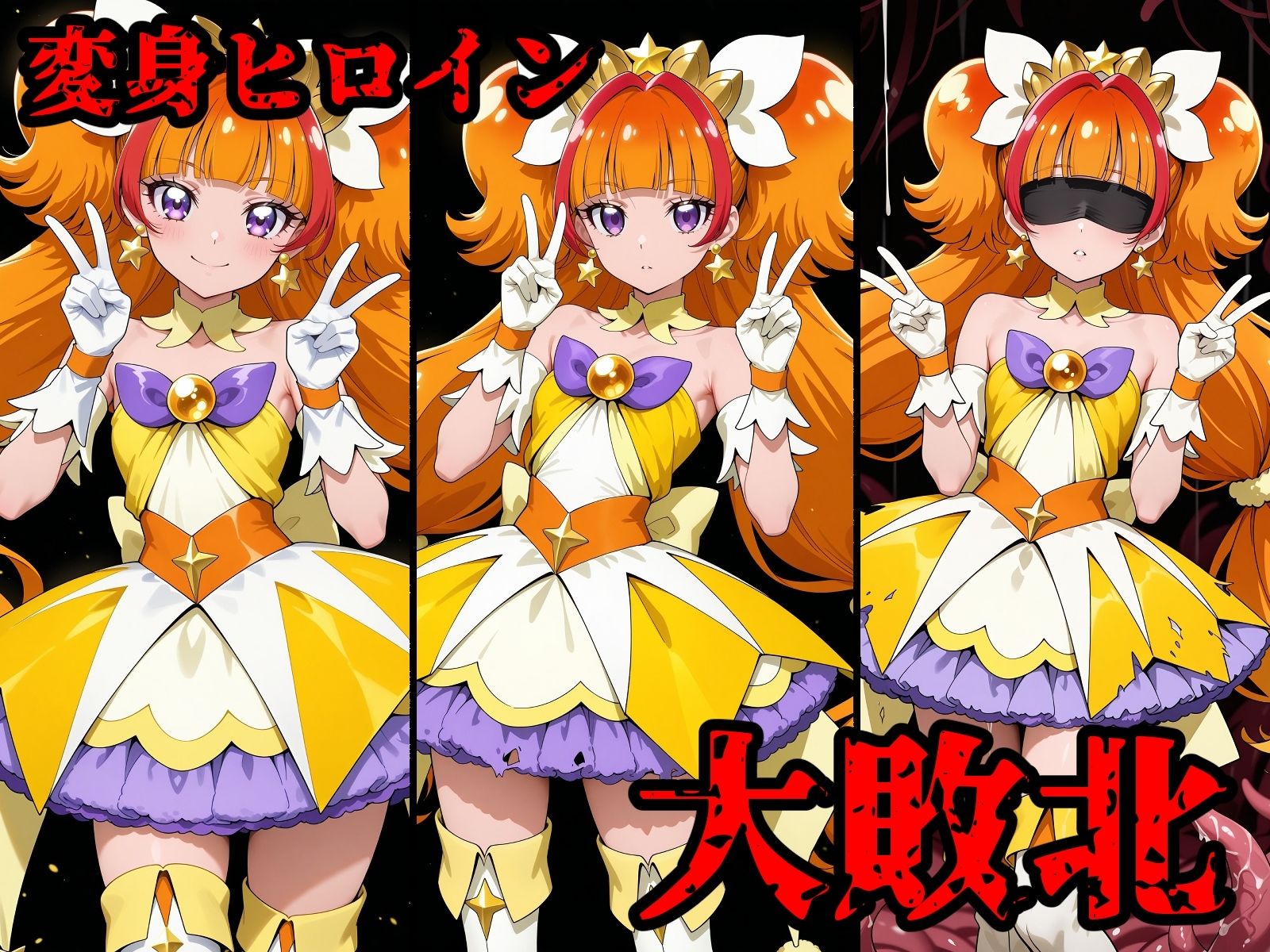 サンプル画像1:完全敗北ヒロイン 屈服するまでがプ○キュ○だ(敗北ヒロインズ) [d_662012]