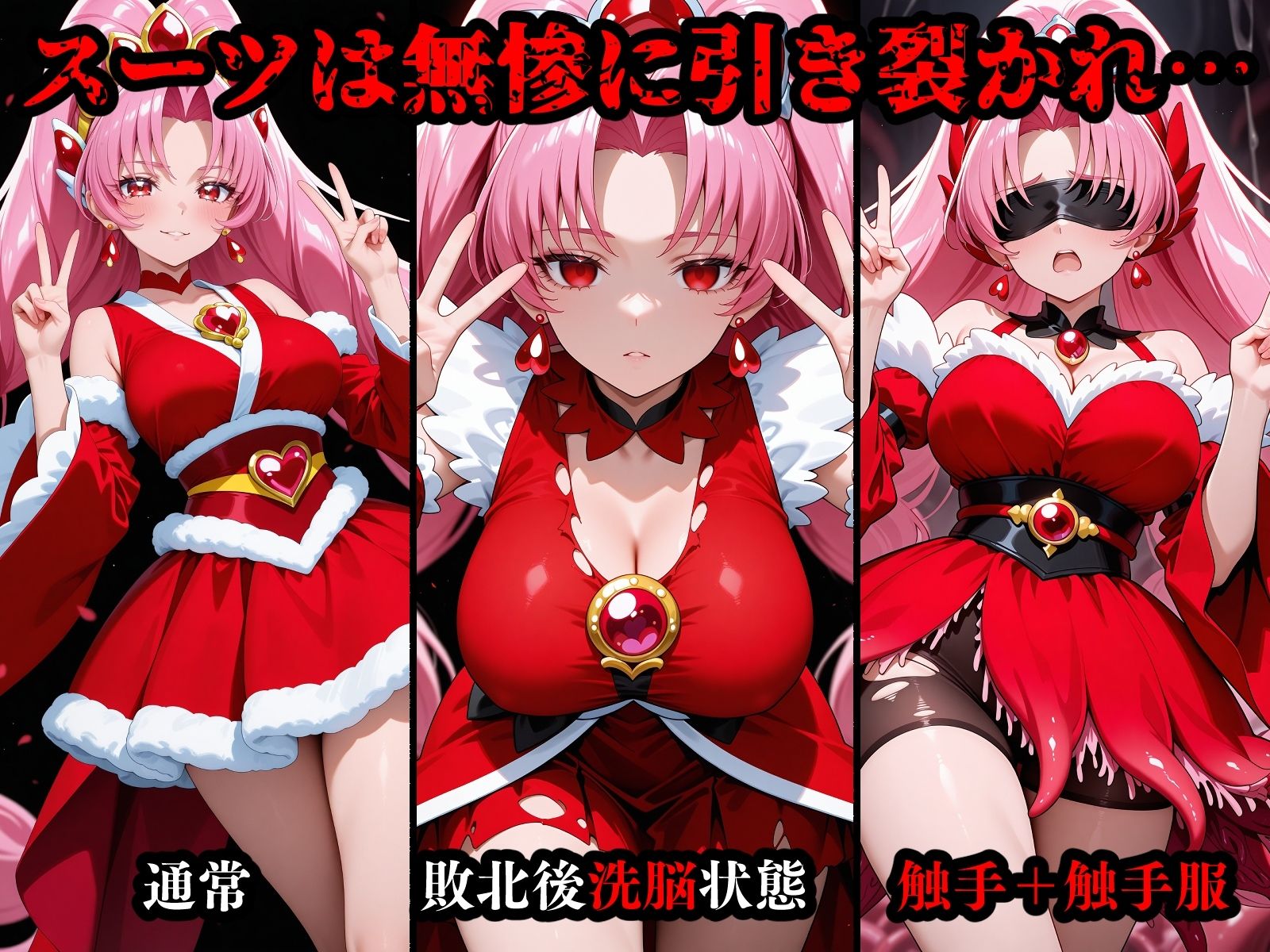 サンプル画像2:完全敗北ヒロイン 屈服するまでがプ○キュ○だ(敗北ヒロインズ) [d_662012]