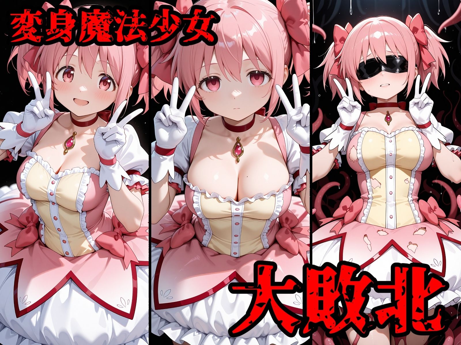 完全敗北魔法少女 ま〇か ほ〇ら 屈服するまでが魔法少女だ1 画像1