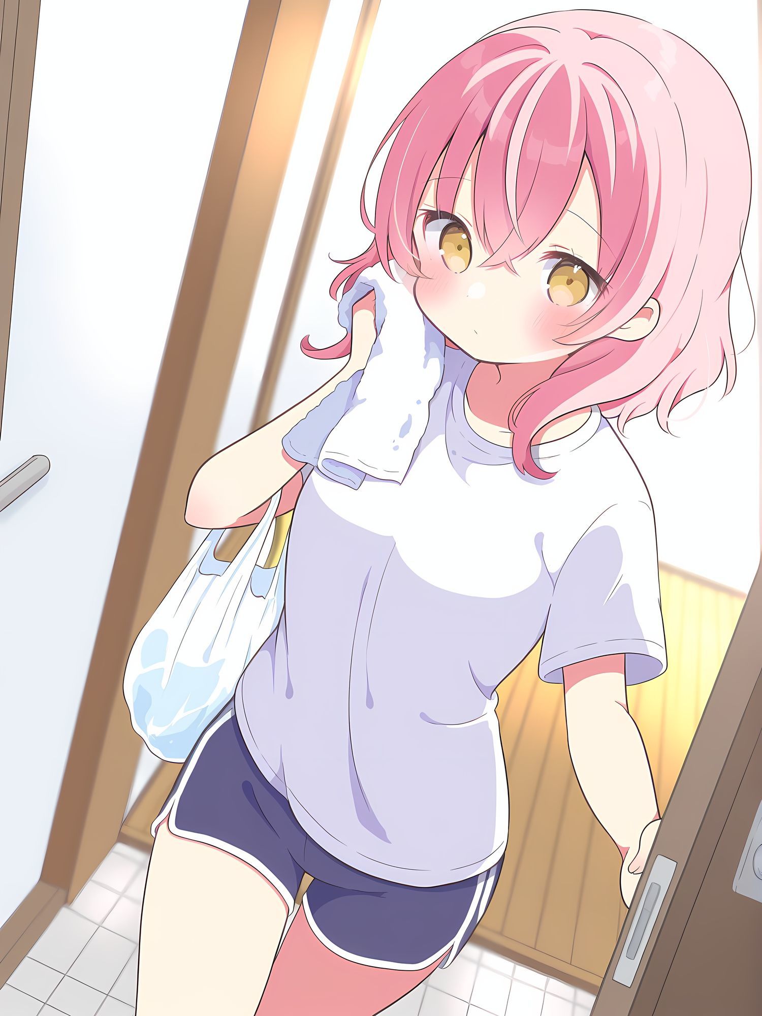 サンプル画像1:激カワ美少女が男湯に入ってきたぞ！(にょすらみるく) [d_662123]