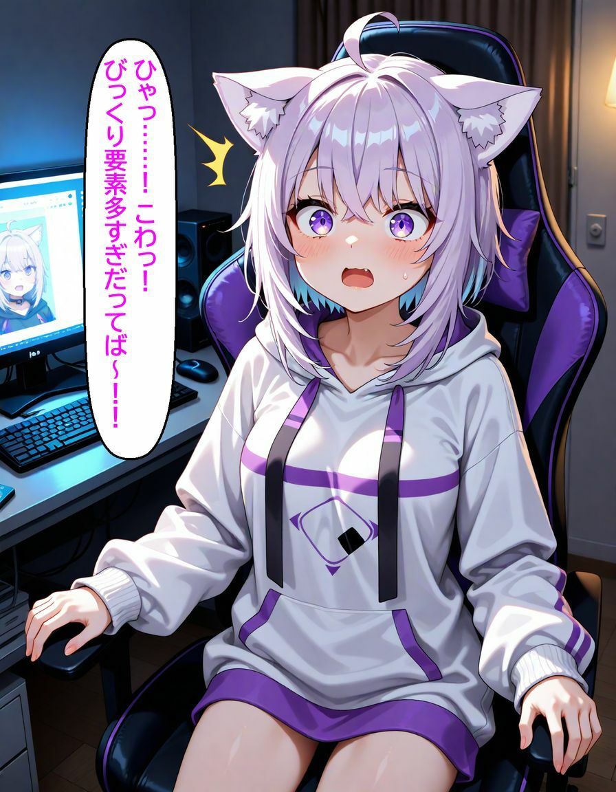 サンプル画像1:猫〇おかゆ 〜一人でしてる声、隣にバレてました〜(からあげ) [d_662169]