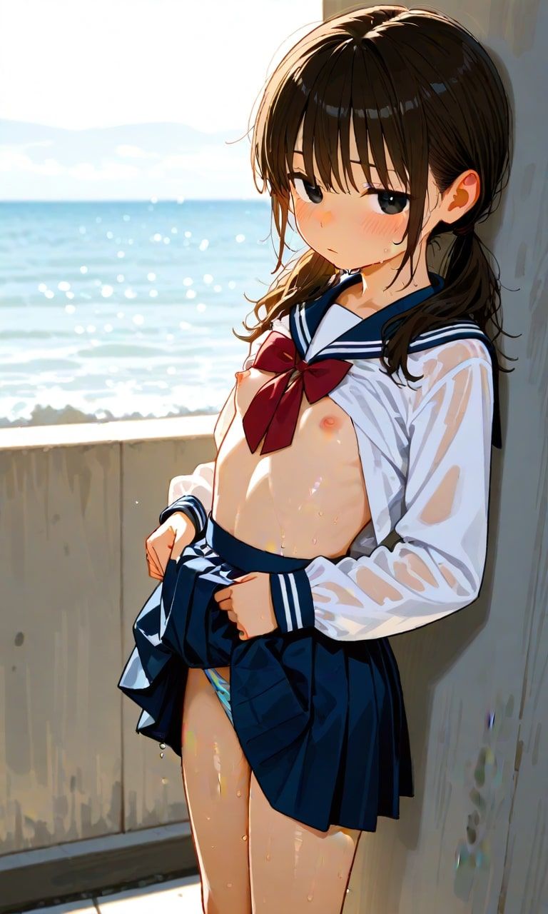 メグと事件と海の家 エロ漫画5