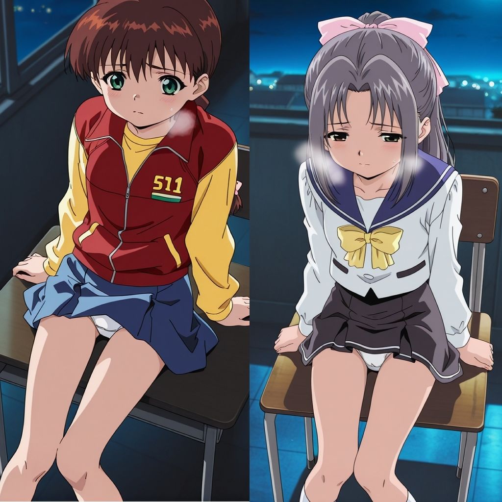 サンプル画像1:学〇の怪談の時間(ラクダ師匠) [d_662328]