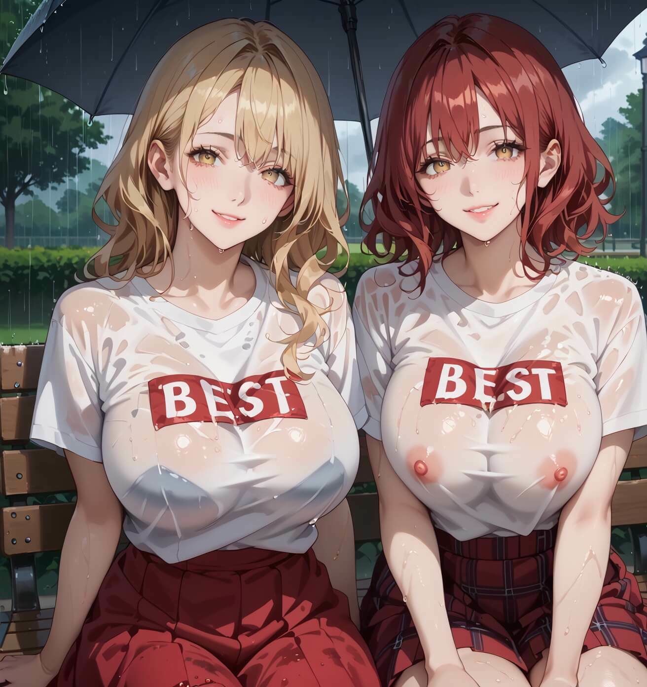 サンプル画像1:通り雨と、濡れた君が2〜張りつく服のエロさに我慢何てできない〜・270枚(ぷにぷに.com) [d_662363]