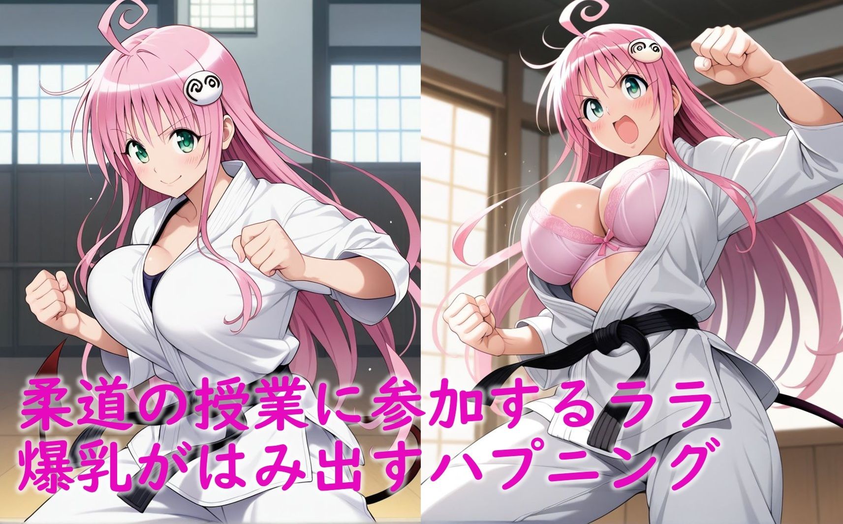 サンプル画像4:MOB男子相手にラッキースケベられを発動するララちゃんの話(Aiイラスト販売所) [d_662513]