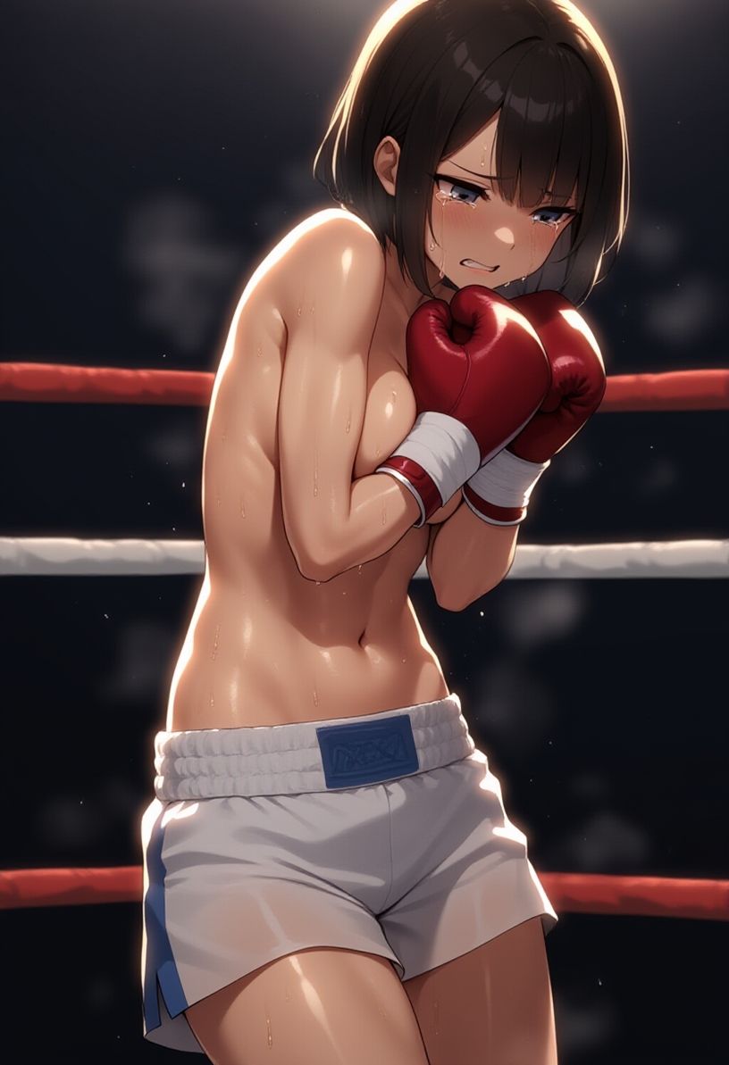 女子ボクシング美少女AIイラストコレクション5 罰ゲーム編 画像2