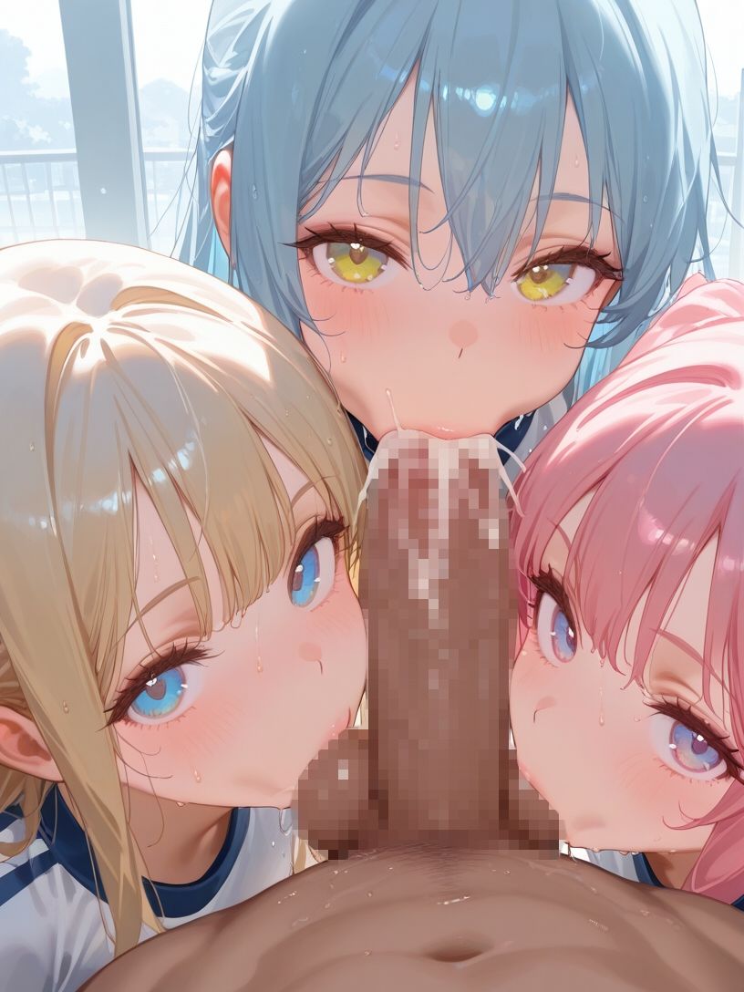 巨乳ブルマ女子とハーレムエッチ3 画像5