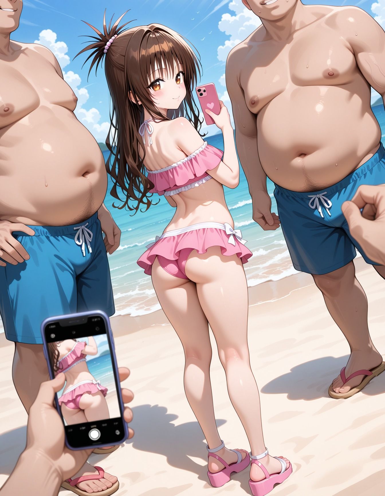 撮影と騙され輪●された水着少女 ぽりっしゅ本舗 エロ画像3
