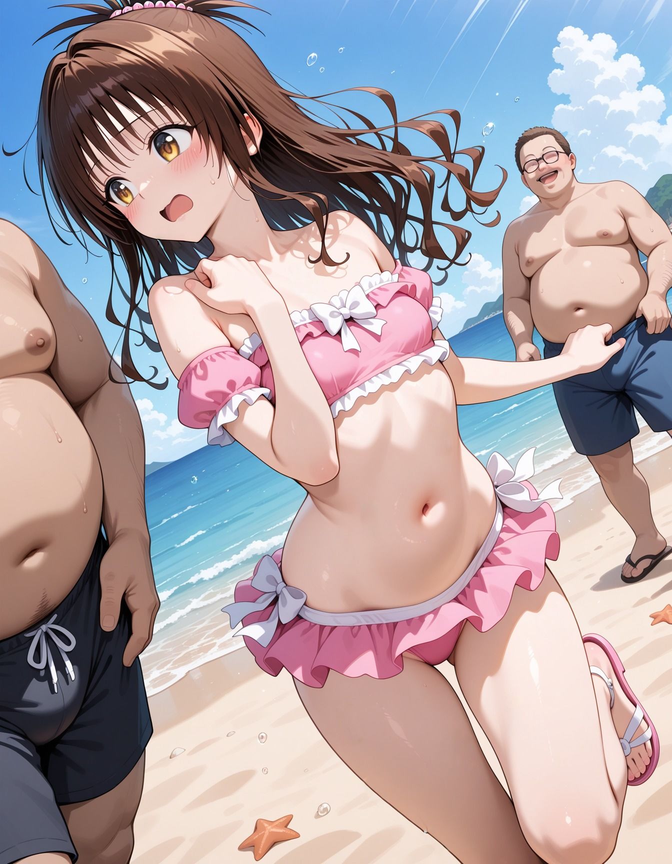 撮影と騙され輪●された水着少女 ぽりっしゅ本舗 エロ画像5