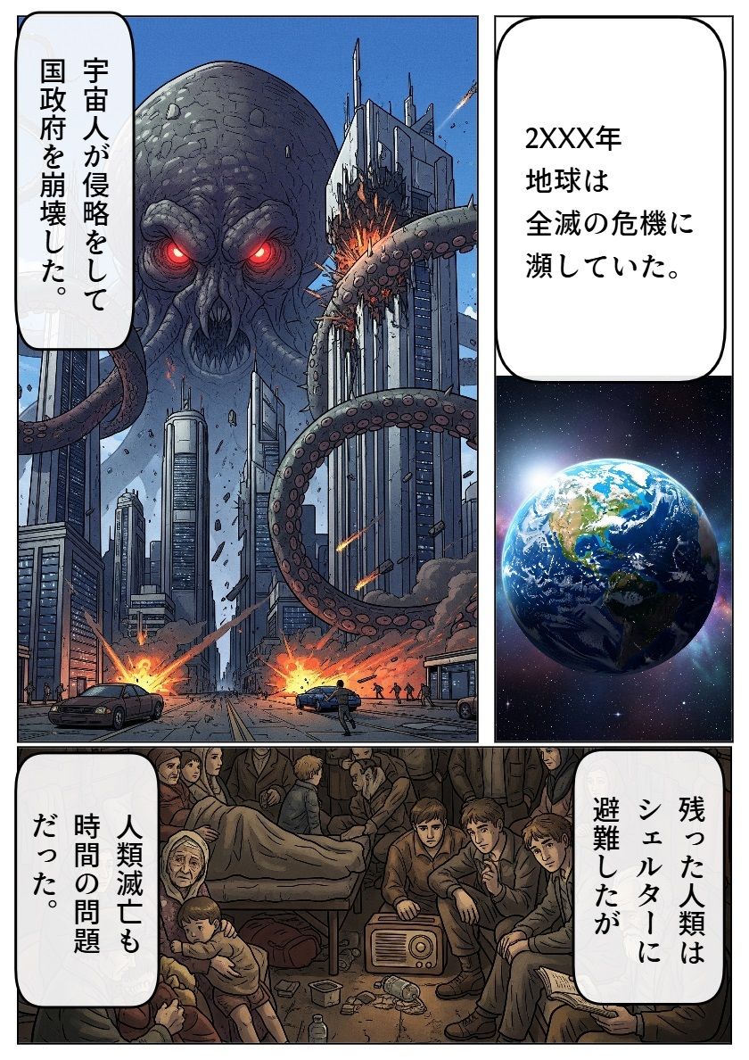 世界を救え！黒ストトップレス部隊！_0