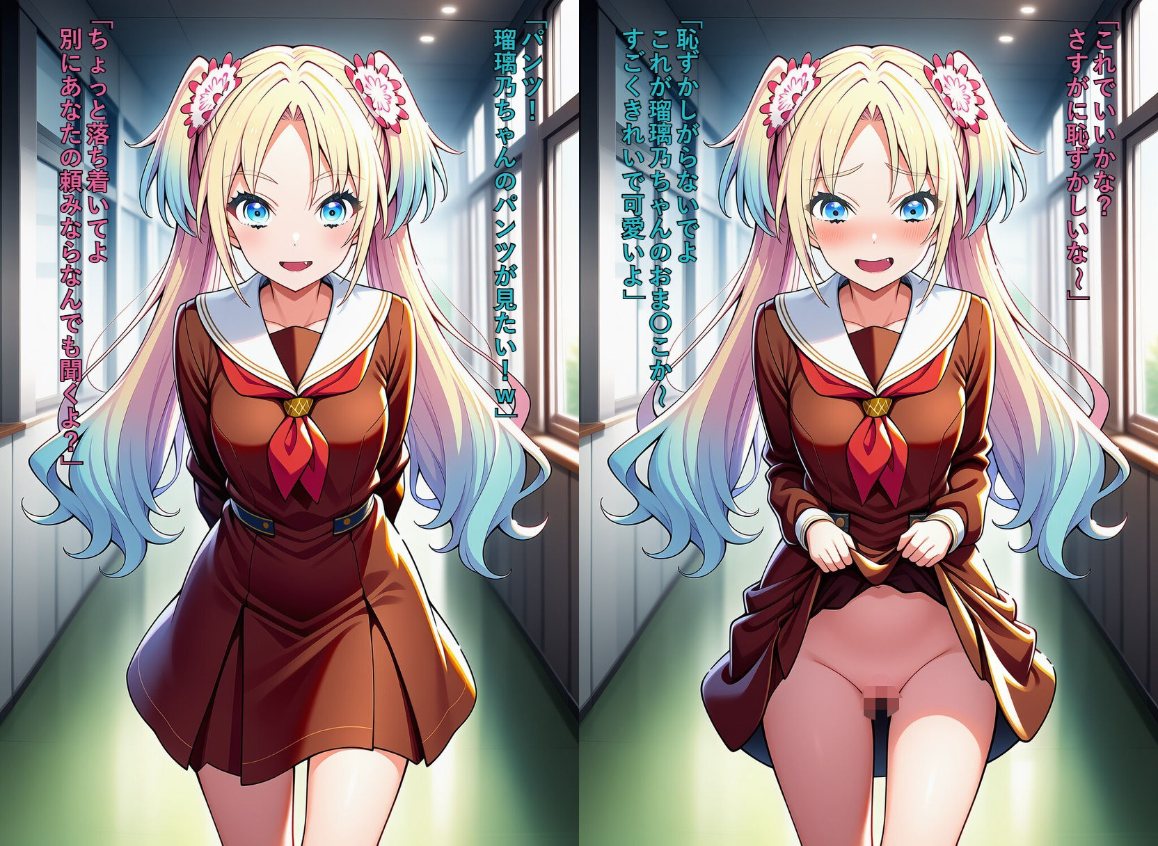 サンプル画像4:いいなり蓮〇空 可愛いスクールアイドルを常識改変でやりたい放題(つこっぺぱん) [d_662629]