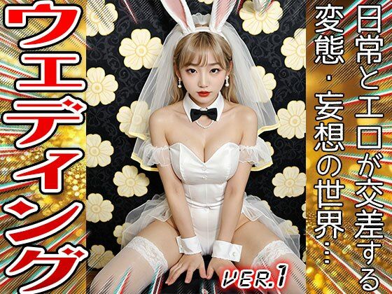 サンプル画像2:純白のウェディングドレス〜教会でSEXする花嫁 1(妄想天国) [d_662697]