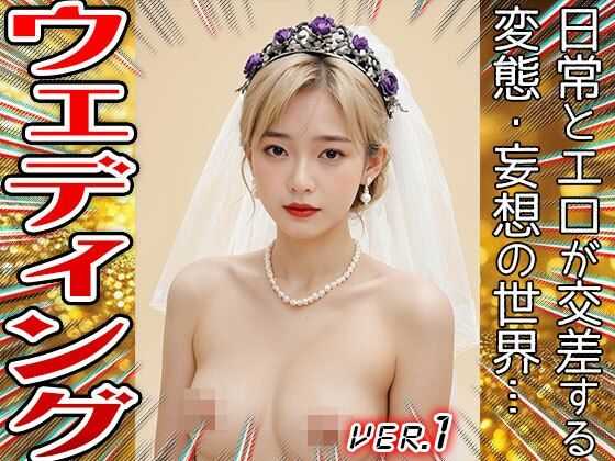 サンプル画像4:純白のウェディングドレス〜教会でSEXする花嫁 1(妄想天国) [d_662697]