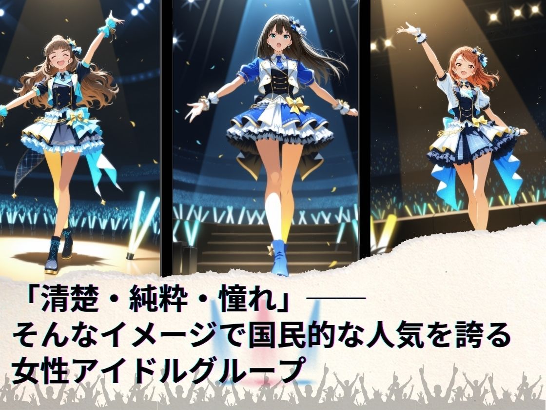 サンプル画像1:トップアイドルの裏帳簿 〜華やかさの裏に眠る営業記録〜 Cool 前編(ほぼ全年齢じゃないです) [d_662735]