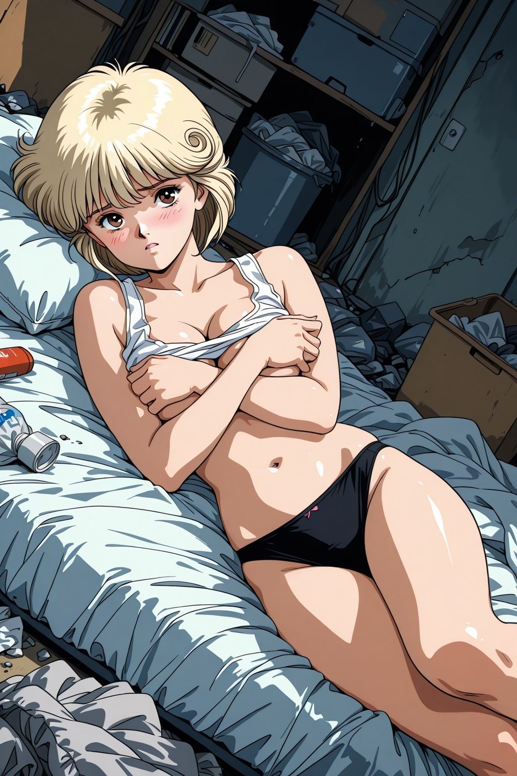 サンプル画像5:汚部屋に監禁されロストバージン励ましセックス  天●あい(ひとつなぎの秘宝館) [d_662754]