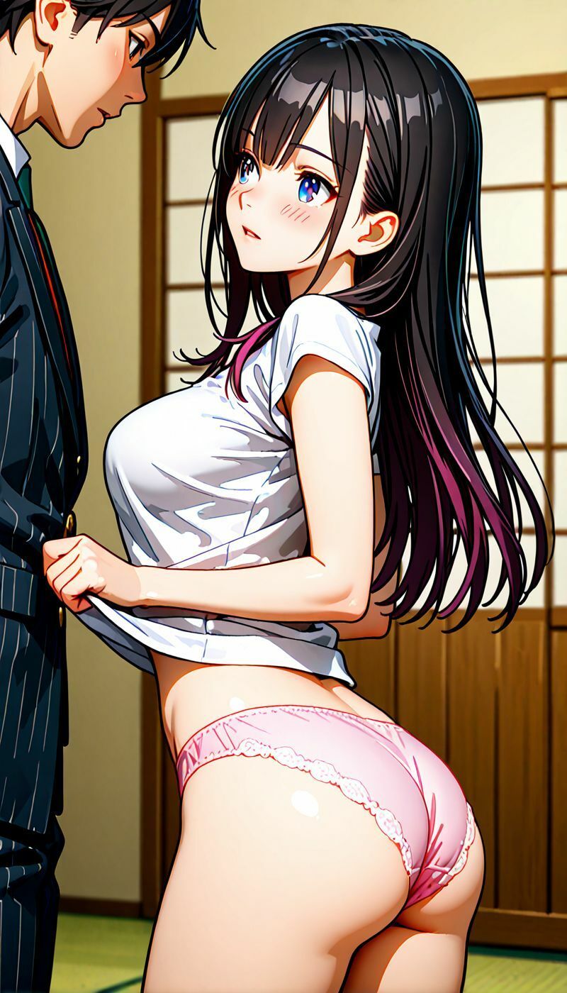 サンプル画像2:美人教師の濃密な誘惑に導かれ(まぐわい工房) [d_662783]