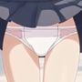 【アニメ36分】にこいち（二人一組）ひたすらミニスカめくって生パンツ！ミニスカートJ系制服を着た女の子がはいている400枚以上のパンティー！純白ショーツから、ブルマやスパッツっぽい下着まで！大胆な女の子から、ツンデレで見せてくれない女の子まで