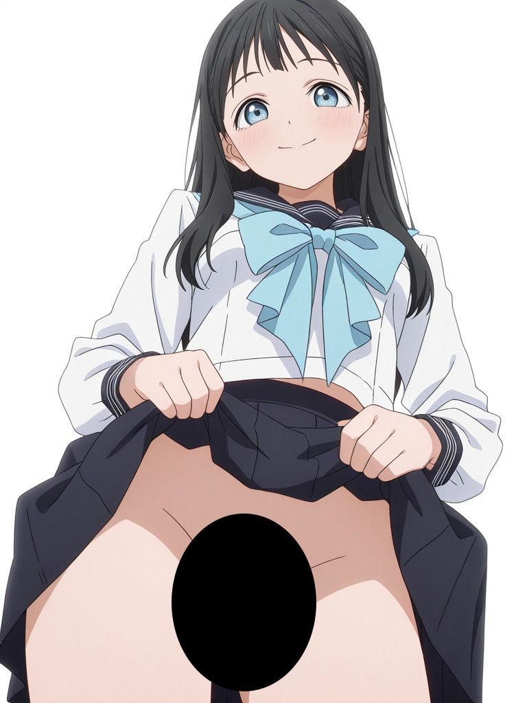 『明●ちゃんのセーラー服』ヒロイン脱がしてみた スマホでも見やすい縦型 ムキムキ色黒モブがヤリたい放題  シチュエーション＆クオリティ厳選済み450枚！ しっぷどっく エロ画像3