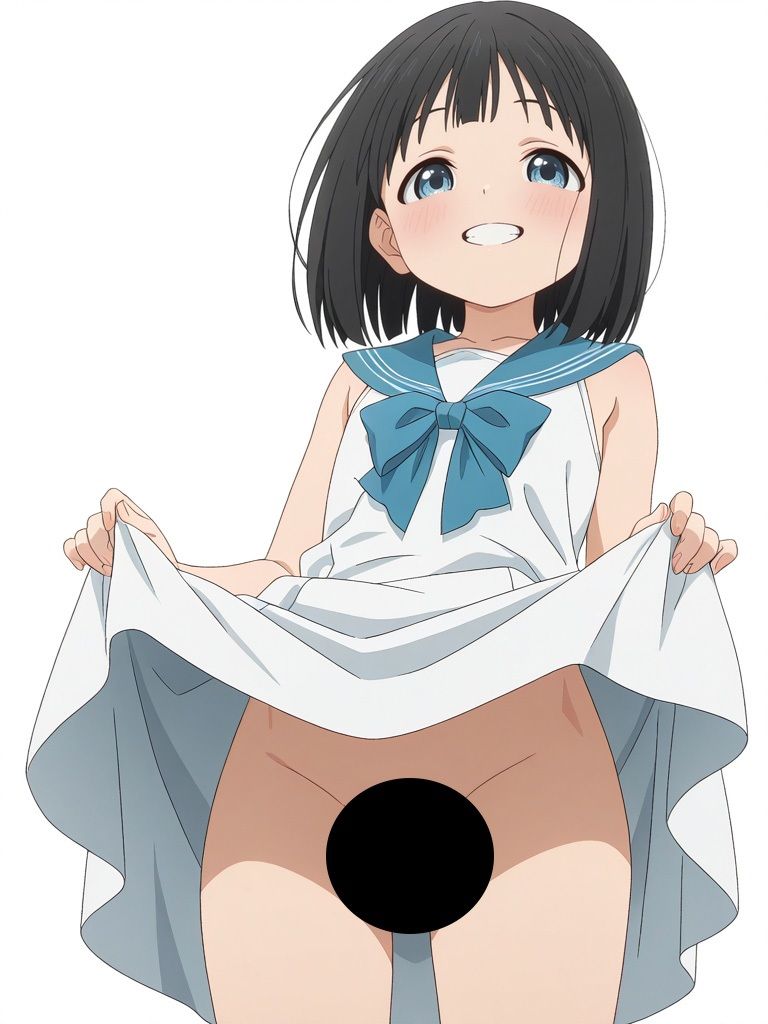 『明●ちゃんのセーラー服』ヒロイン脱がしてみた スマホでも見やすい縦型 ムキムキ色黒モブがヤリたい放題  シチュエーション＆クオリティ厳選済み450枚！ しっぷどっく エロ画像5