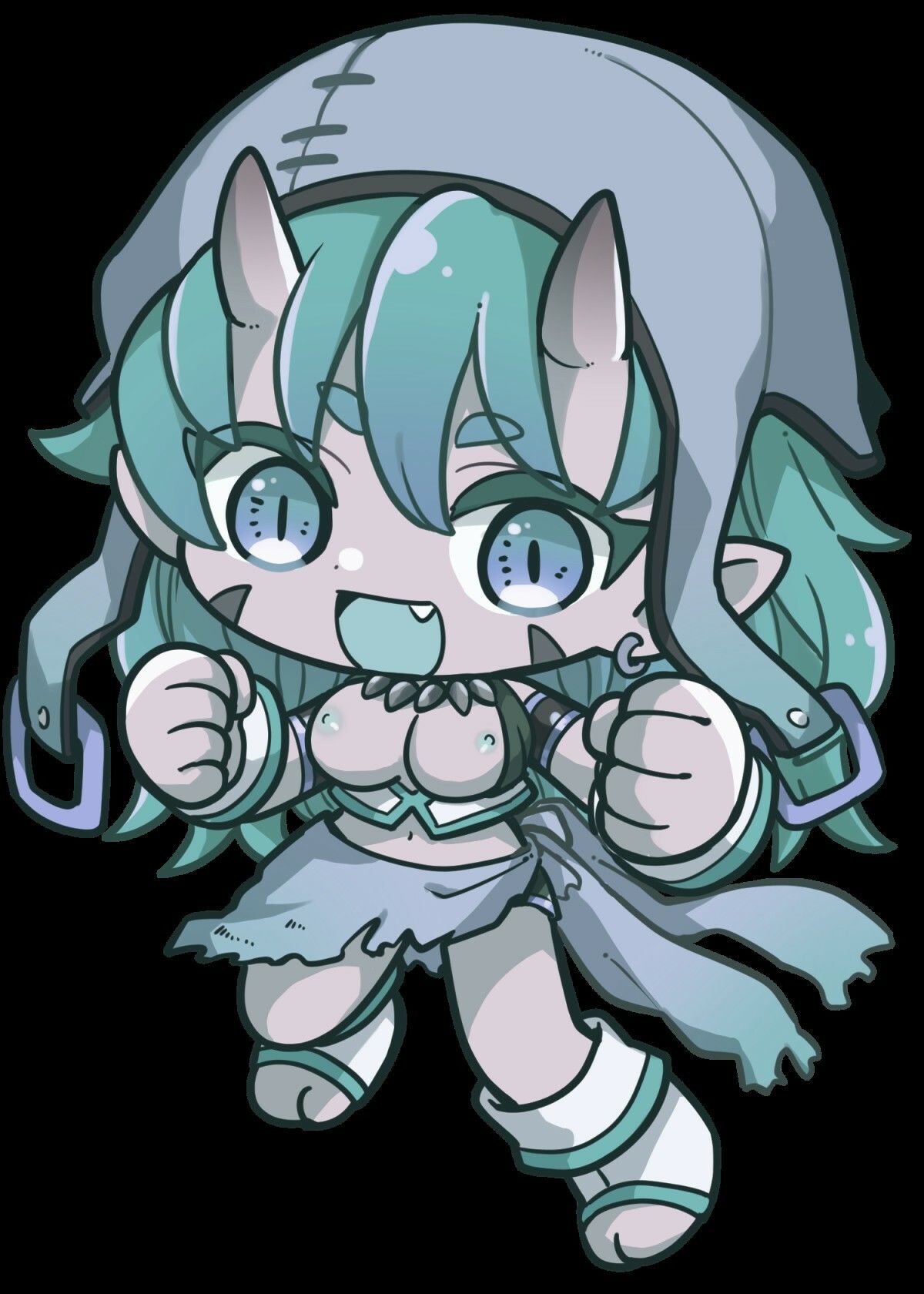 サンプル画像3:クリエイターの皆様ためのモン娘素材集4(ふぁっちゅ) [d_662870]