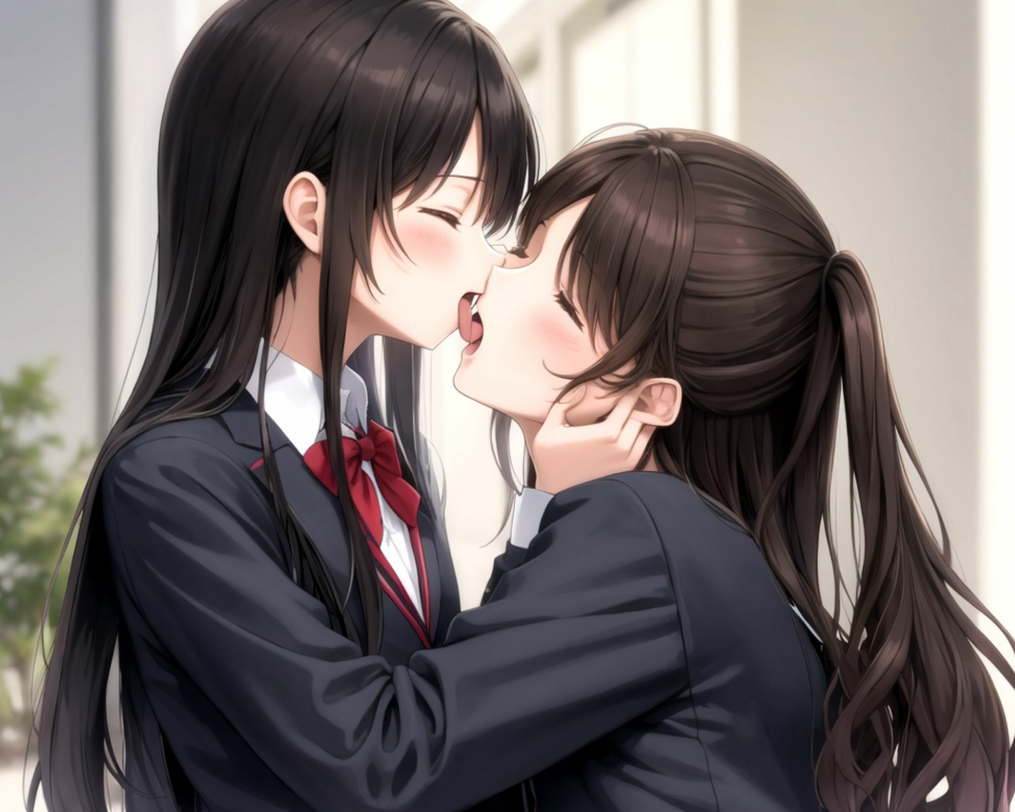 サンプル画像2:同級生とのレズセックスに溺れるまで(ポンの夢) [d_662928]