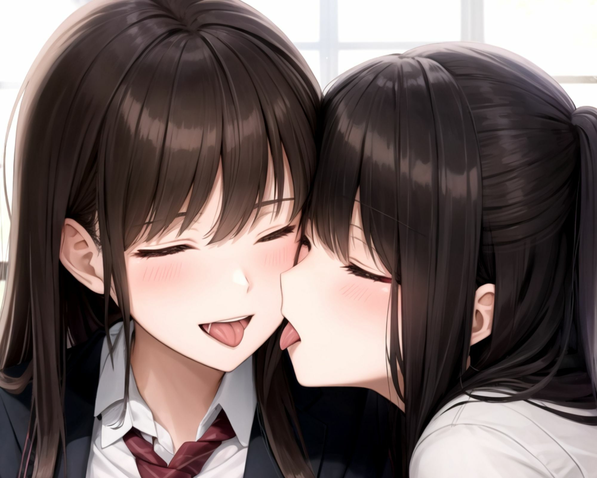 サンプル画像5:同級生とのレズセックスに溺れるまで(ポンの夢) [d_662928]