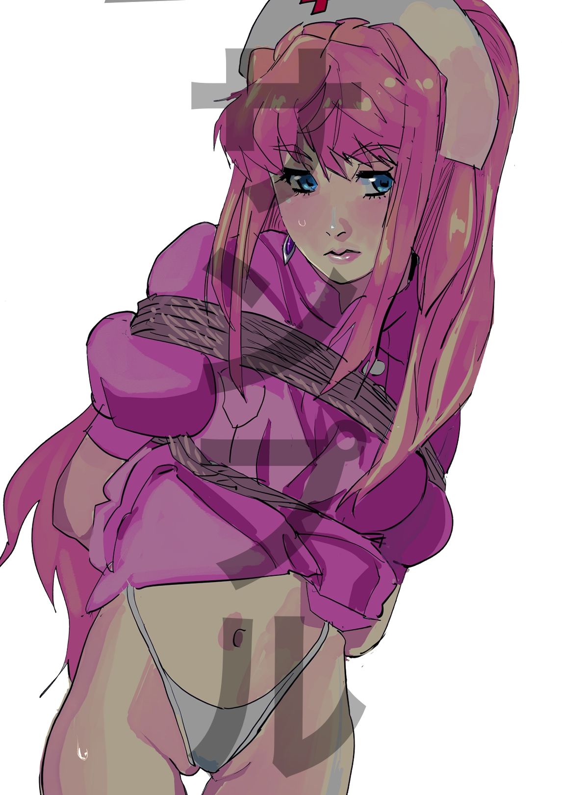 サンプル画像6:シェリル・ノーム  緊縛イラストコレクション(なげやりくらぶ) [d_662930]