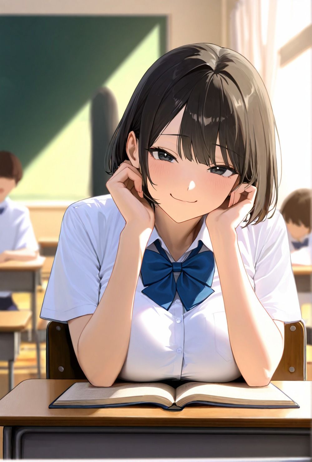 部活性活 激カワマネと中出し3Pセックス 画像1